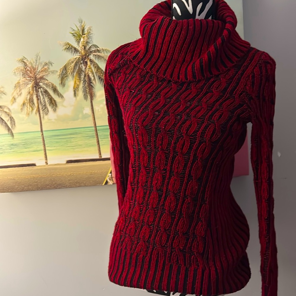 Suzy shier cowl neck sweater
